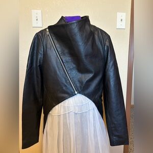 Walter Baker black leather jacket